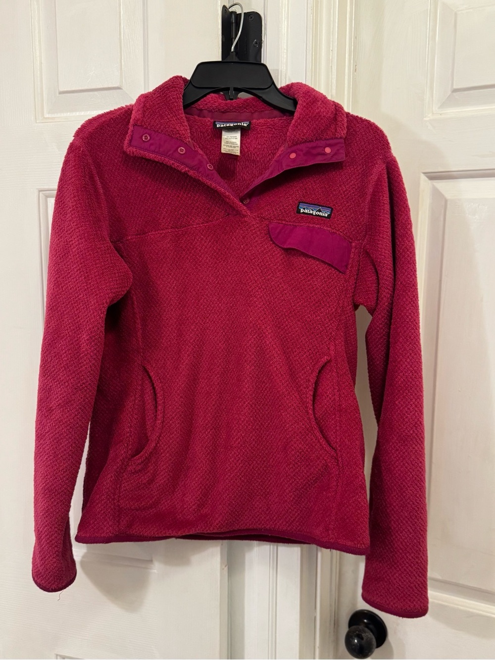 Like New Wore Twice Patagonia Women’s Pink Pullover Size Medium